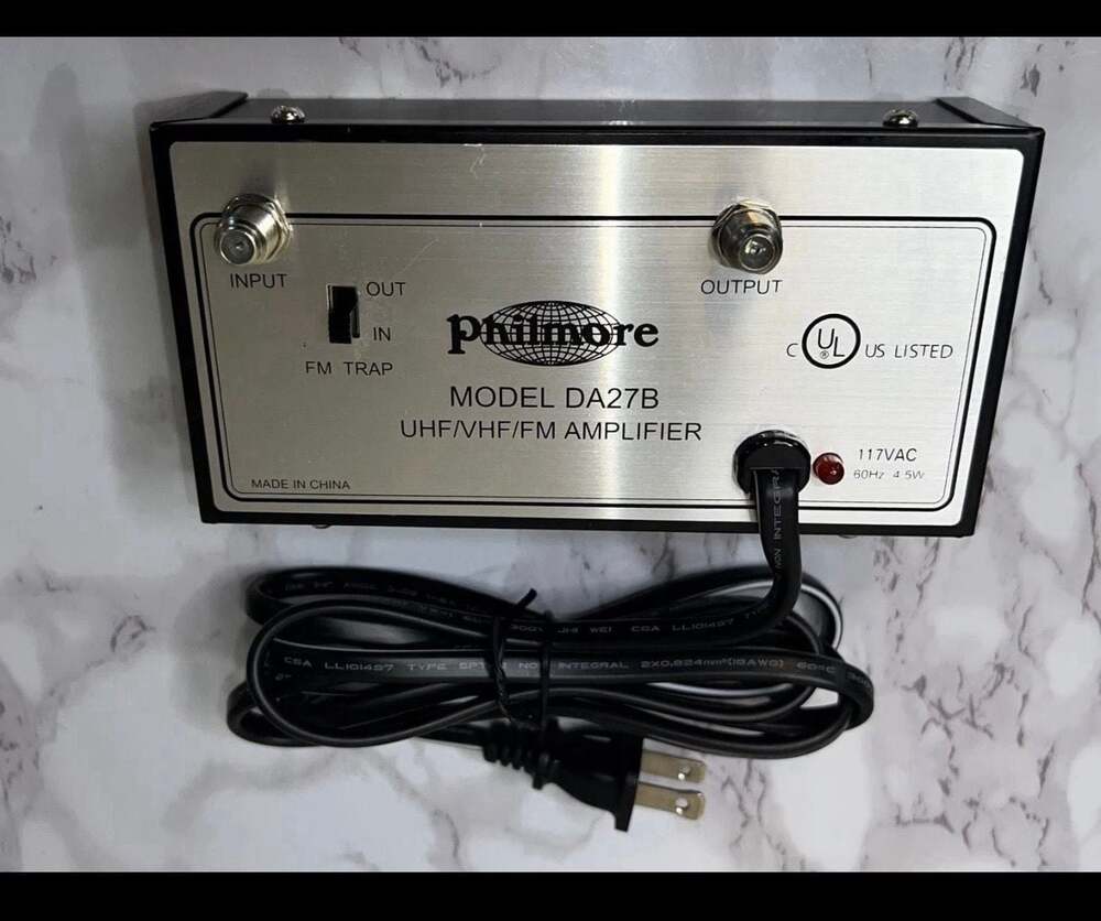 Philmore Model DA27B UHF/VHF/FM Amplifier